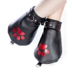 Kinky Puppy Kit Puppy 6 Pièces Noir-Rouge